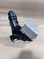 قم بتحميل الصورة إلى عارض الصور، 8570063 غطاء فلتر الزيت، مبادل حراري، بي إم دبليو B57D30B الفئة الثانية F22 F23 M240i، أصلي