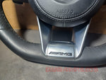 Load image into Gallery viewer, 2014-2018 Mercedes-Benz W205 C-Class AMG C63 Steering Wheel Leather With Switches With Out Air bag