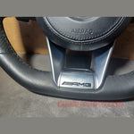Bild in die Galerieansicht laden, Mercedes-Benz W205 C-Klasse AMG C63 Lenkrad Leder mit Schaltern (2014–2018), ohne Airbag
