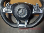Load image into Gallery viewer, 2014-2018 Mercedes-Benz W205 C-Class AMG C63 Steering Wheel Leather With Switches With Out Air bag