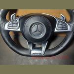 Bild in die Galerieansicht laden, Mercedes-Benz W205 C-Klasse AMG C63 Lenkrad Leder mit Schaltern (2014–2018), ohne Airbag