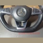 Bild in die Galerieansicht laden, Mercedes-Benz W205 C-Klasse Lenkrad Leder mit Schaltern (2014–2018), ohne Airbag