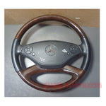 Bild in die Galerieansicht laden, Mercedes-Benz W221 S-Klasse Lenkrad (2007–2012) Leder Holz Spurhalteassistent mit Schaltern (ohne Airbag)