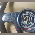 Bild in die Galerieansicht laden, Mercedes-Benz S-Klasse W222 S63 (2014–2020), Lederlenkrad mit Schaltern, Linkslenker, ohne Airbag