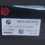 قم بتحميل الصورة إلى عارض الصور، BMW G30/G31/G32/G11/G12/G05/G07 REAR HEATER BLOWER FAN MOTOR P/N 9315950