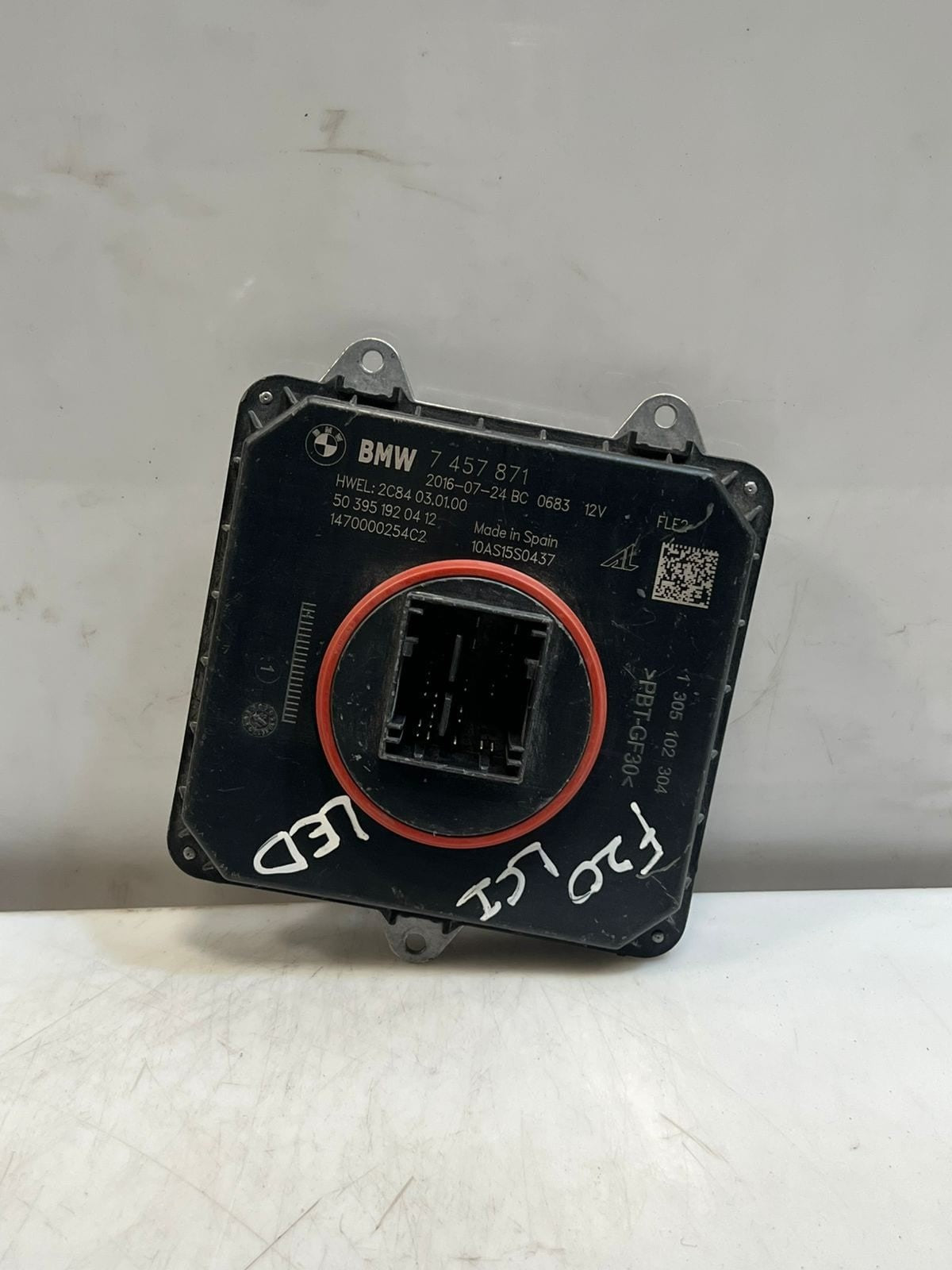 BMW F20 LCI F21 1 Series Led Headlight Control Module 7457871 OEM