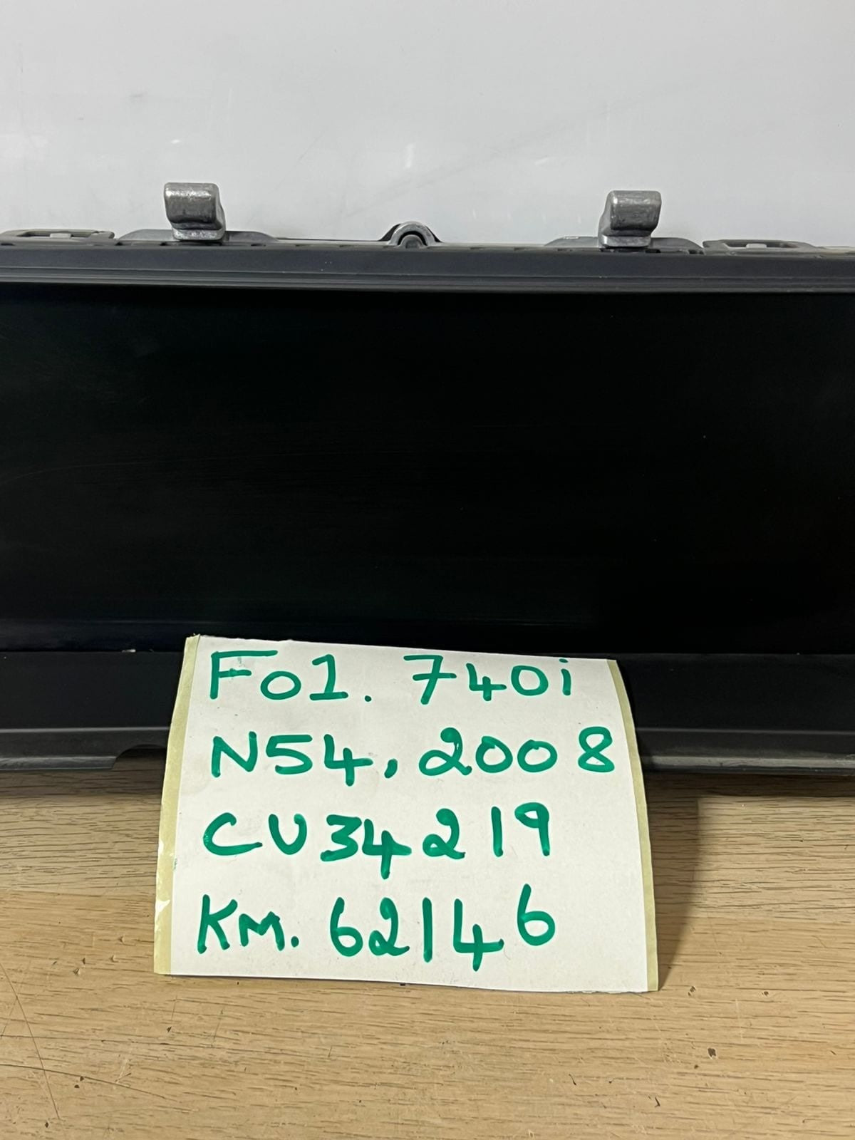 BMW 7 F-SERIES MMI L6-CID 10.25" MULTIMEDIA DISPLAY SCREEN 9203048 / A6235-D144