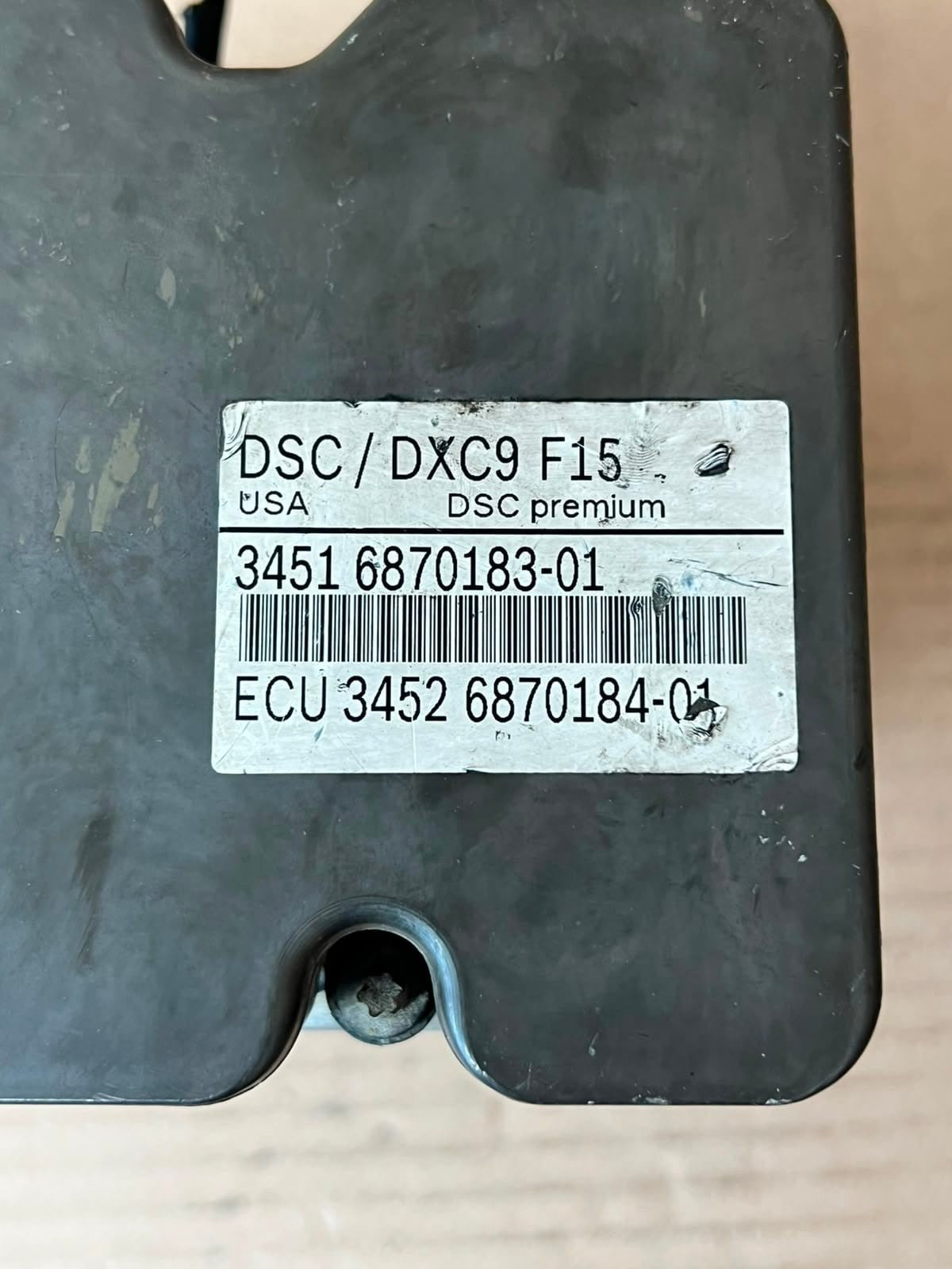 2013-2018 BMW X5 F15 ABS BRAKE Pump CONTROL Module 6870183 OEM