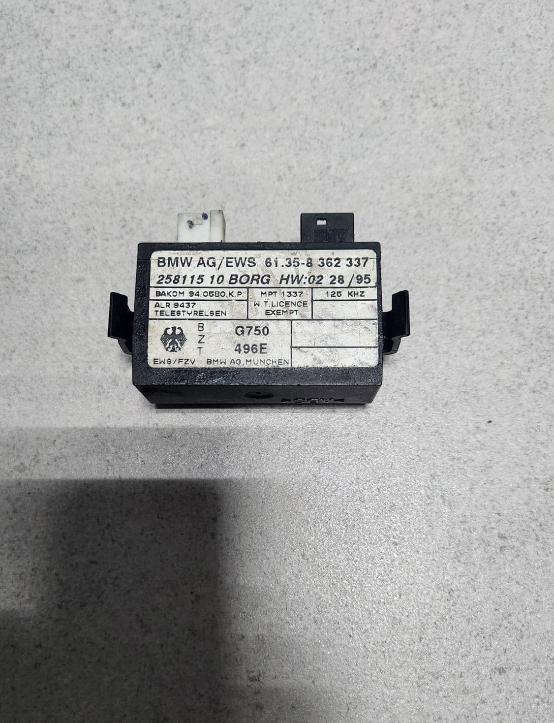 1996-1999 BMW 328i Engine Control Unit 1429861 E36 328i Z3 2.8 M52