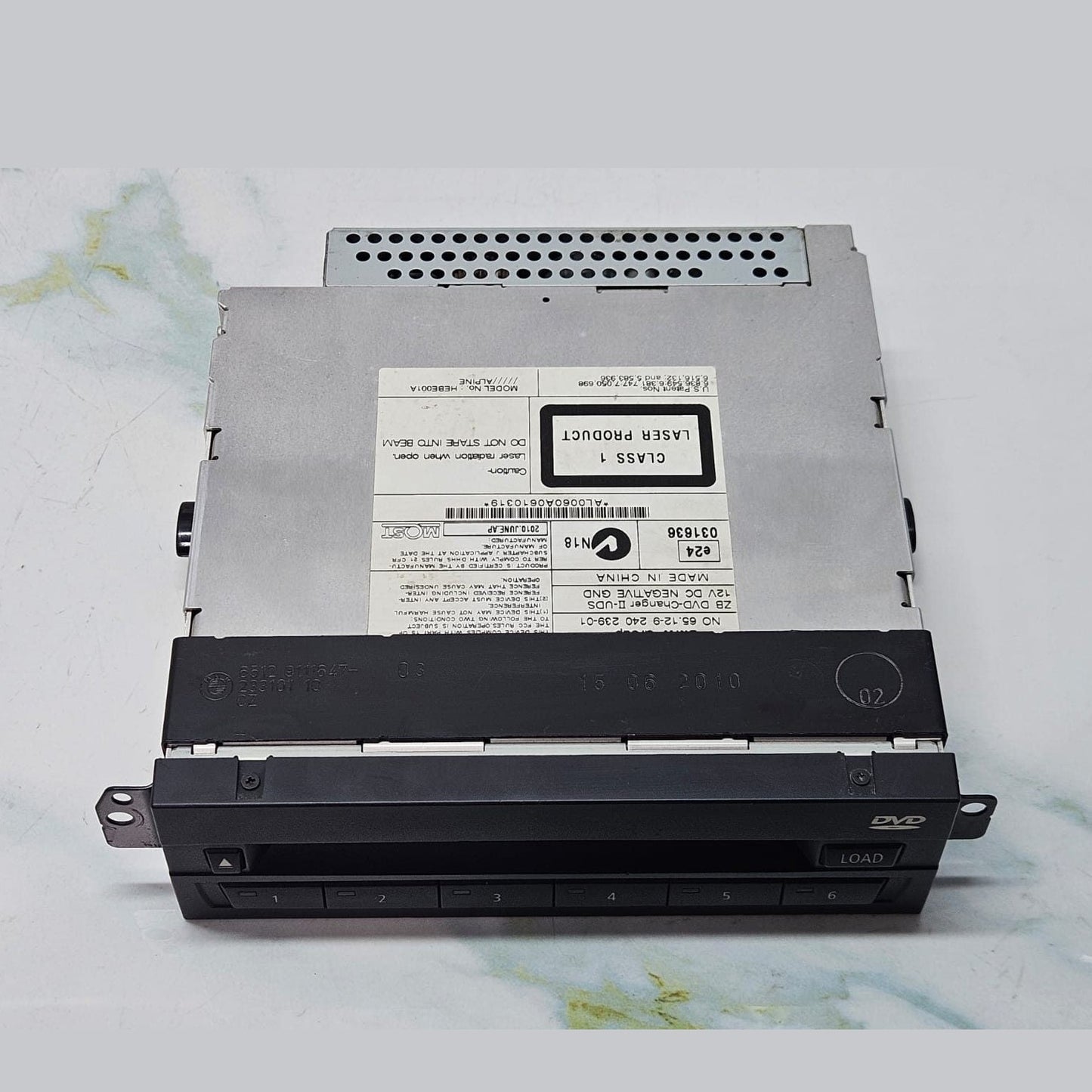 BMW F01, F20, F21, F30, F06, F10, F25 DVD Changer Audio Head Unit 9240239 OEM