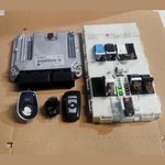 قم بتحميل الصورة إلى عارض الصور، BMW F30 N47 F31 320D X3 F25 ENGINE CONTROL UNIT ECU SET DDE BASIC - 8574094