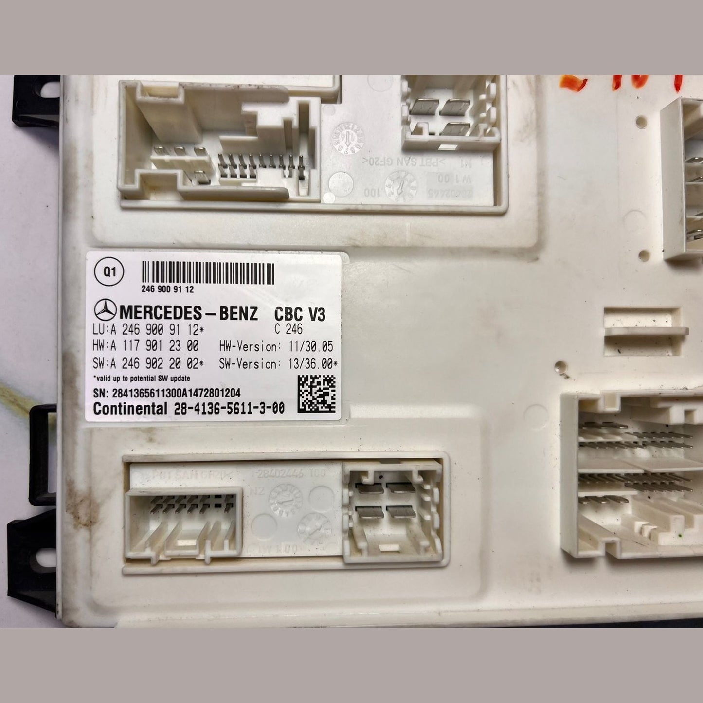 Mercedes-Benz Body Comfort Control Module A 246 9009112 W176 A Class, W246 B Cla