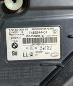 Load image into Gallery viewer, 2016-19 BMW G11 G12 740I 730I 7483244 Full LED ADAPTIVE RIGHT Headlight RHD