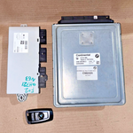 قم بتحميل الصورة إلى عارض الصور، BMW 5 SERIES F02 F10 550I N63 ENGINE CONTROL UNIT ECU KIT WITH KEY 8610680