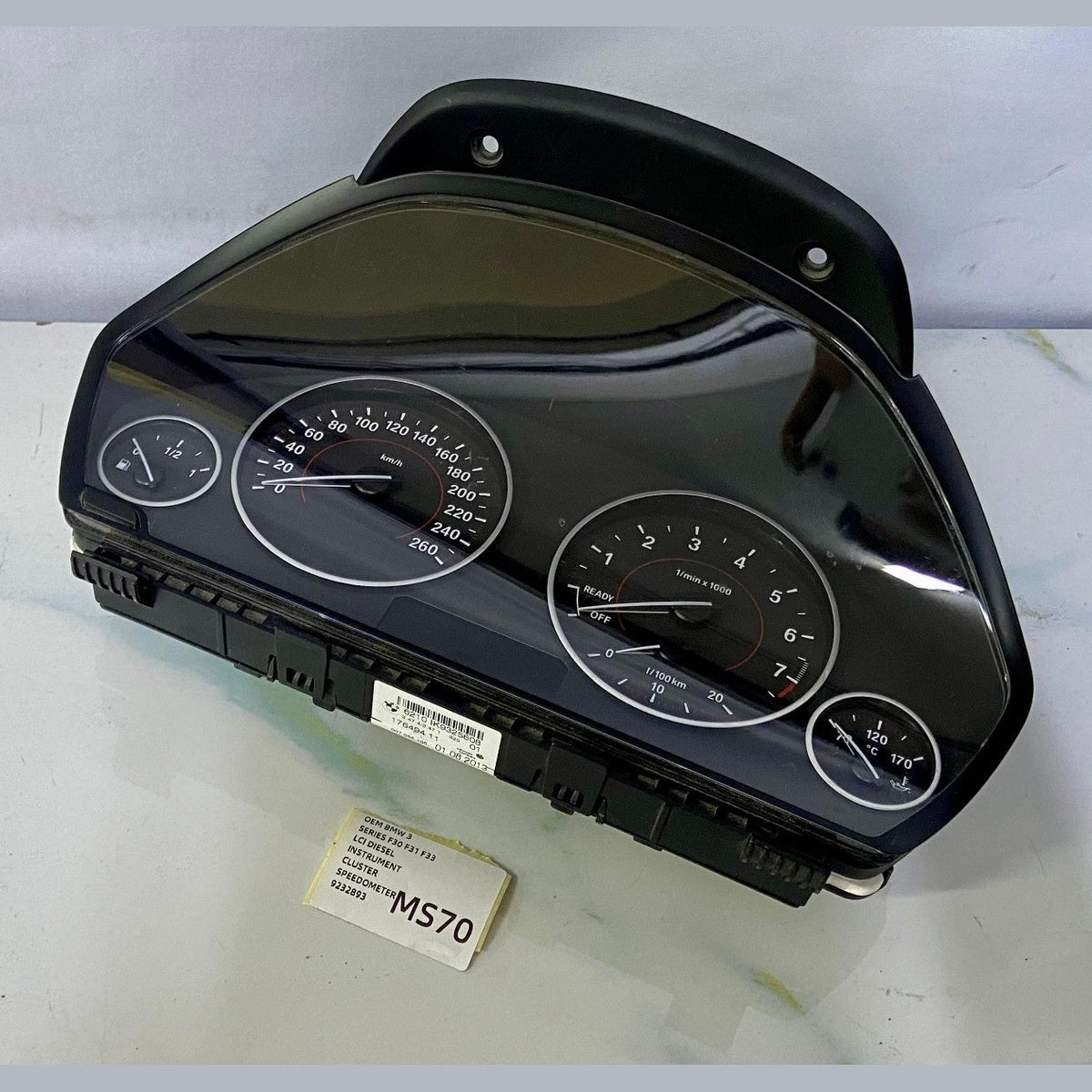OEM BMW 3 SERIES F30 F31 F33 LCI DIESEL INSTRUMENT CLUSTER SPEEDOMETER 9232893
