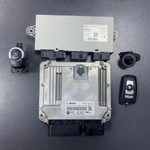 Load image into Gallery viewer, BMW 5 F10 F11 2013 N47N Diesel engine ECU kit and lock set 8574380