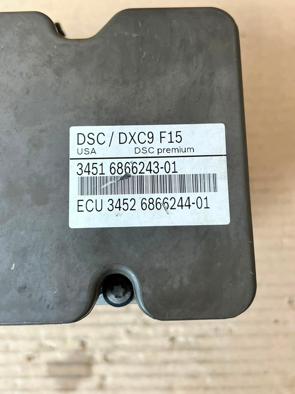 2014 BMW X5 F15 X6 F16 ABS Hydraulic PUMP Control Unit 6866243 OEM