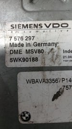 Load image into Gallery viewer, 2008-2010 BMW 528i Engine Control Unit 7576297 DME MSV80 5WK90188 ECU E60 E90