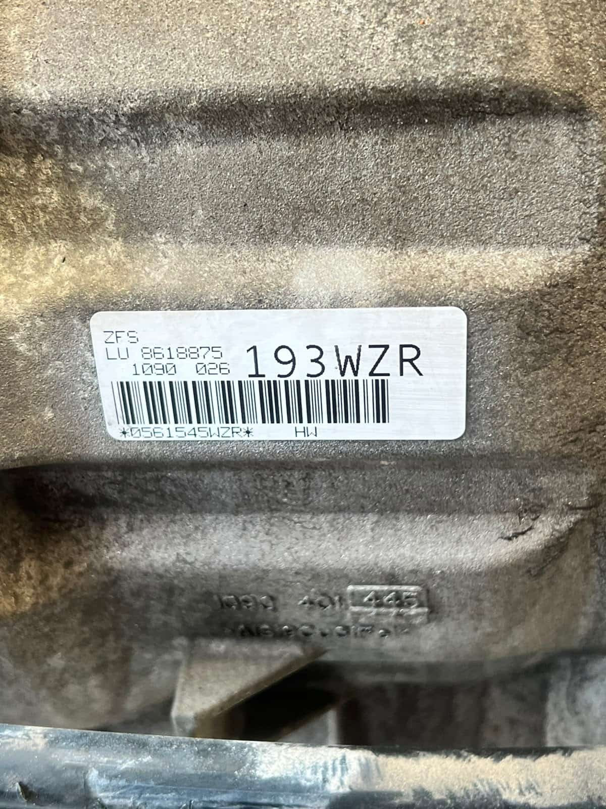 2014 BMW X3 F25 XDRIVE 8HP45X Automatic Transmission 8618875