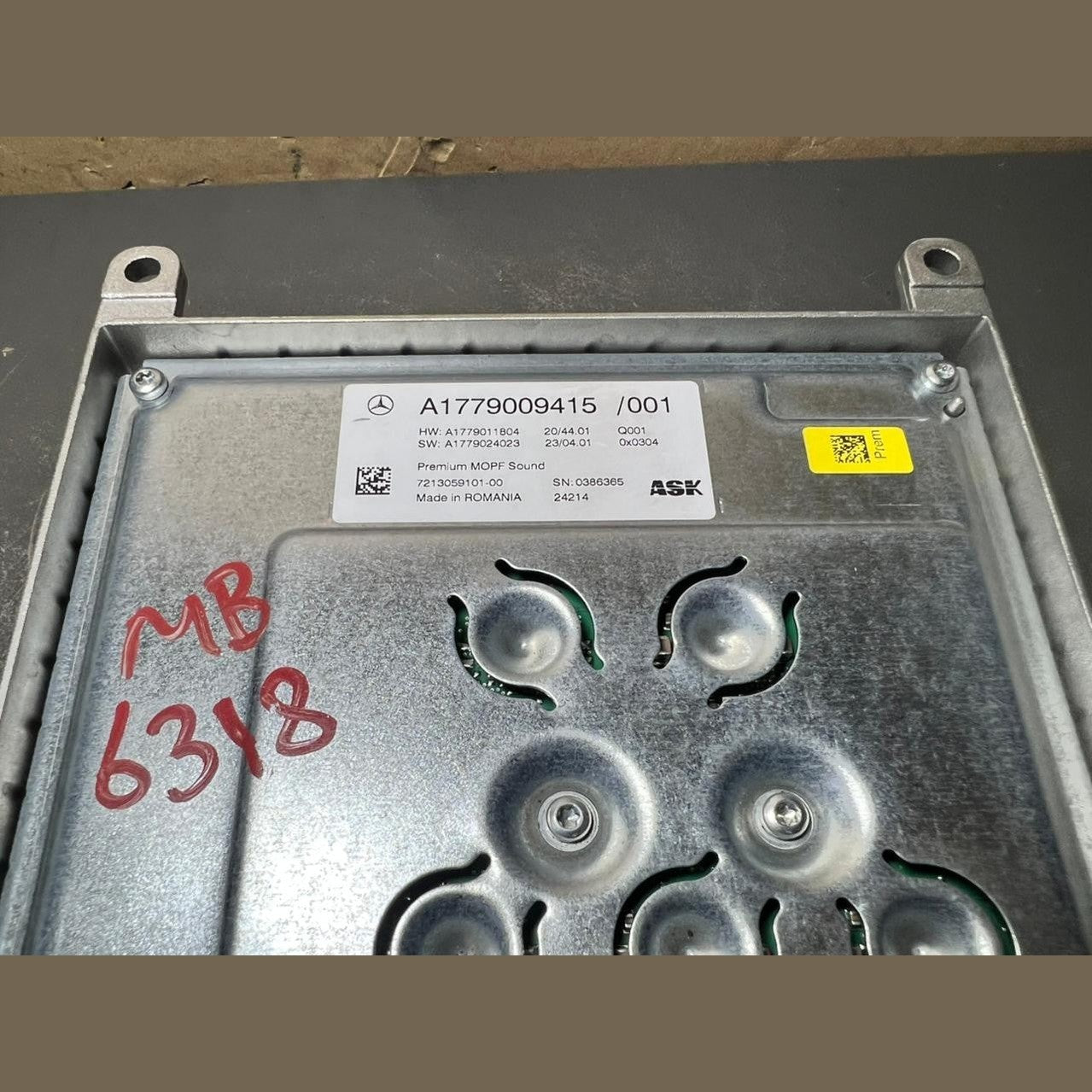 23–25 Mercedes-Benz GLS W118 A-Class ASK Premium Sound Amplifier A177 9009415