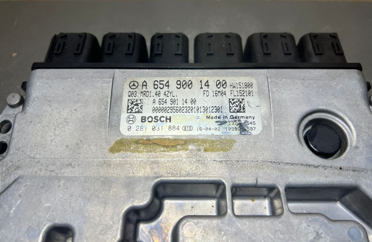 15-20 Mercedes W213 E-Class Engine Control Module Unit ECM ECU A654 9001400 OEM