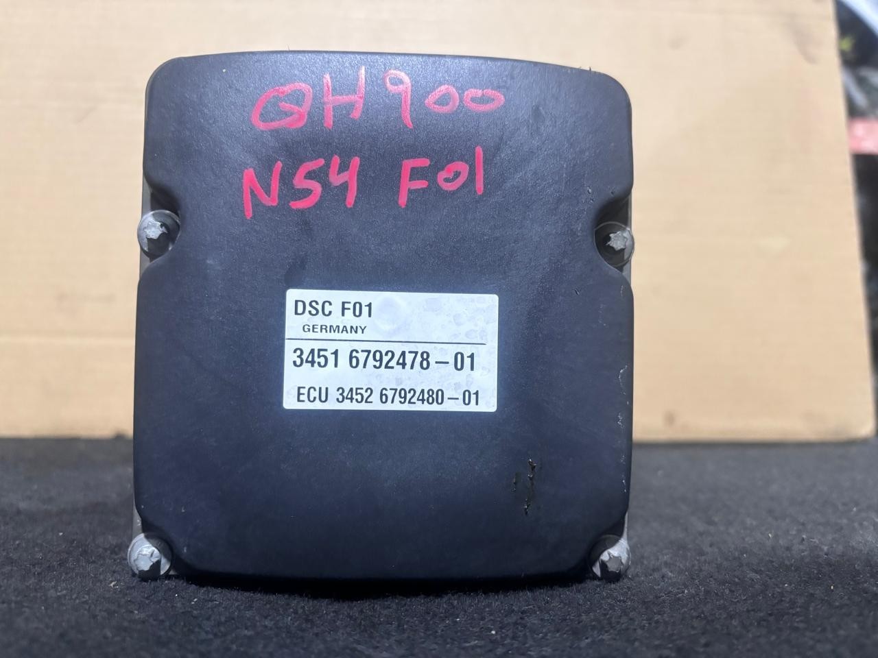 BMW 7 SERIES F01 F02 730D F10 N57 OEM ABS Pump Brake Control Unit 6792478 Bosch