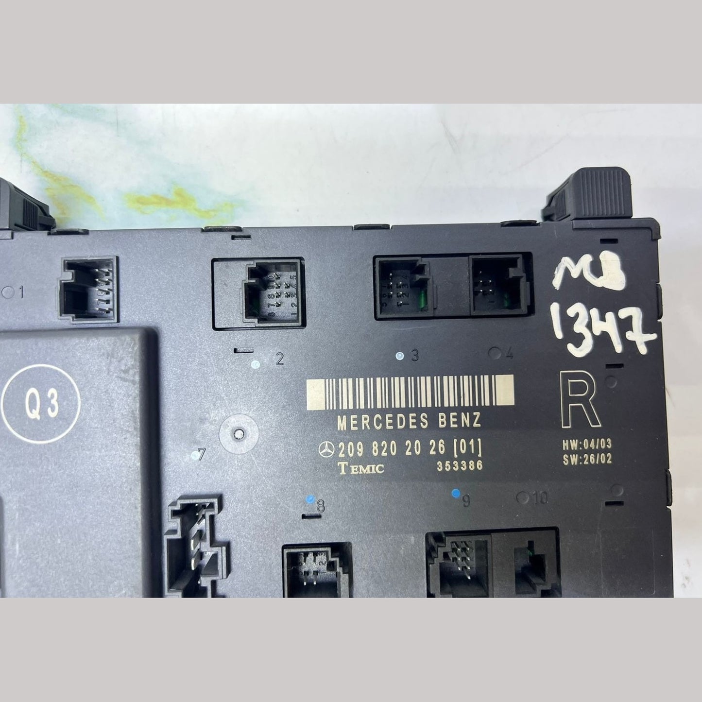 2006-2009 Mercedes-Benz CLK350 Door Control Module A2098202026 CLK W209