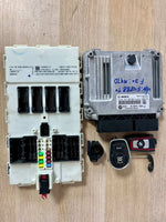 Load image into Gallery viewer, 2014-2015 BMW F30 N47D Engine Control Unit 8574094 DDE SET ECU+FEM+KEY