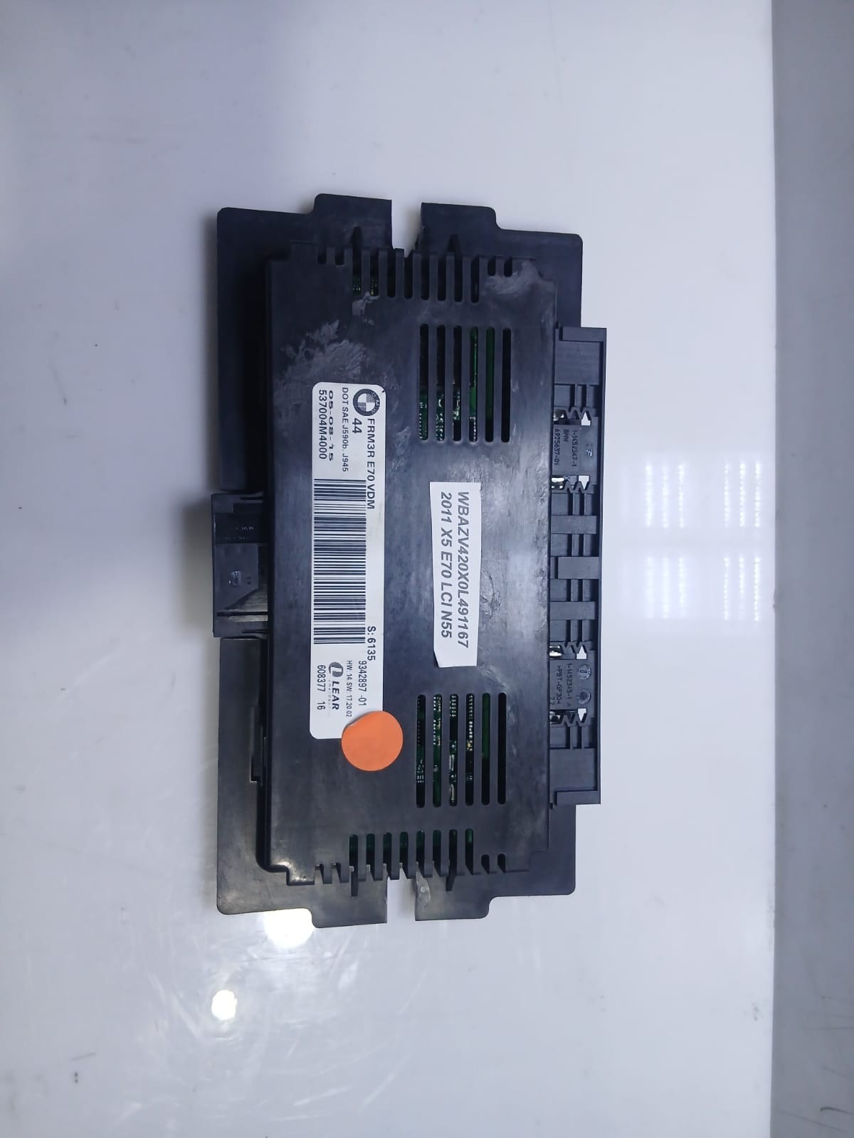 BMW 2007-2013 X5 E70 and X6 E71 Footwell Light Control Module FRM 9342897 OEM