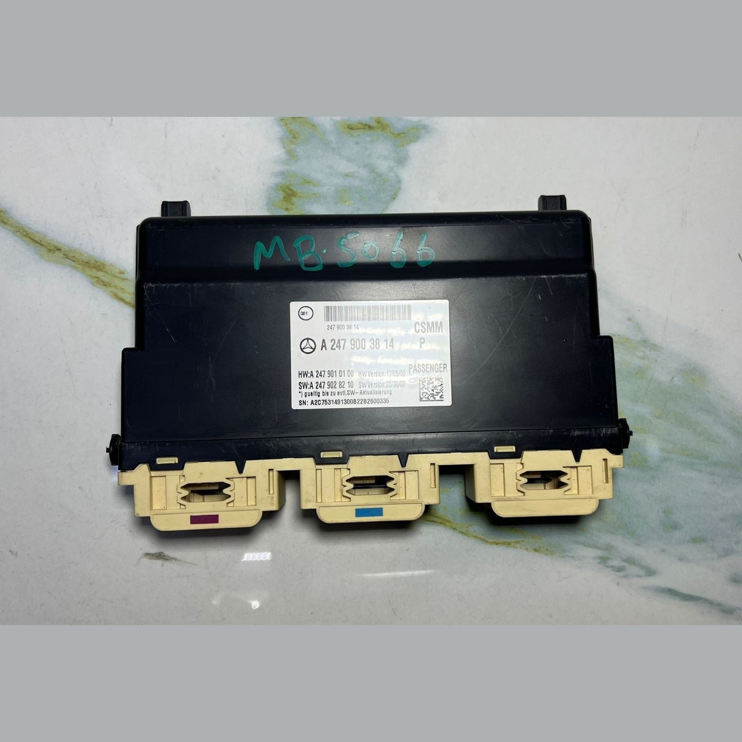 17-19 Mercedes Benz W247 B-Class Passenger Seat Control Module A247 9003814 OEM