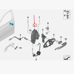 Load image into Gallery viewer, BMW 3 G20 Front Right Door System Latch 5121 7445042 OEM