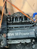 Load image into Gallery viewer, BMW E36 M3 S50B30 3.0L Complete Engine & Manual Gearbox 75K KM 50030546 OEM