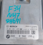 قم بتحميل الصورة إلى عارض الصور، BMW F20 F30 F32 120dX 320dX 420dX 184HP N47N ENGINE CONTROL UNIT SET+KEY 8582155