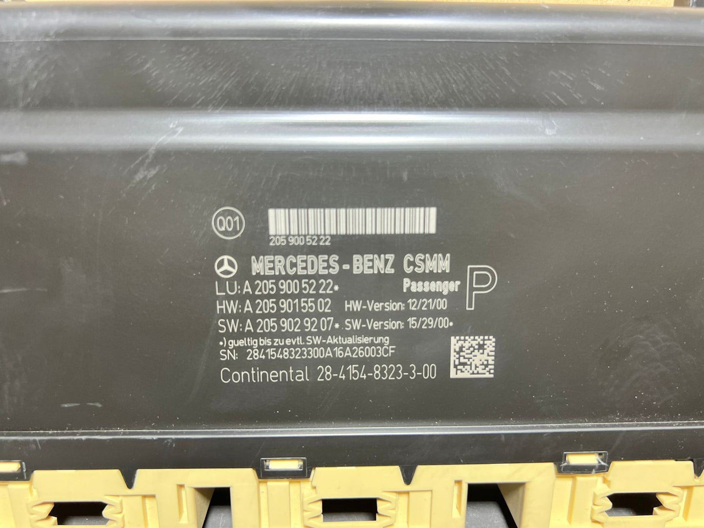 14-18 Mercedes W205 C-Class Front Passenger Seat Control Module A205 9005222 OEM