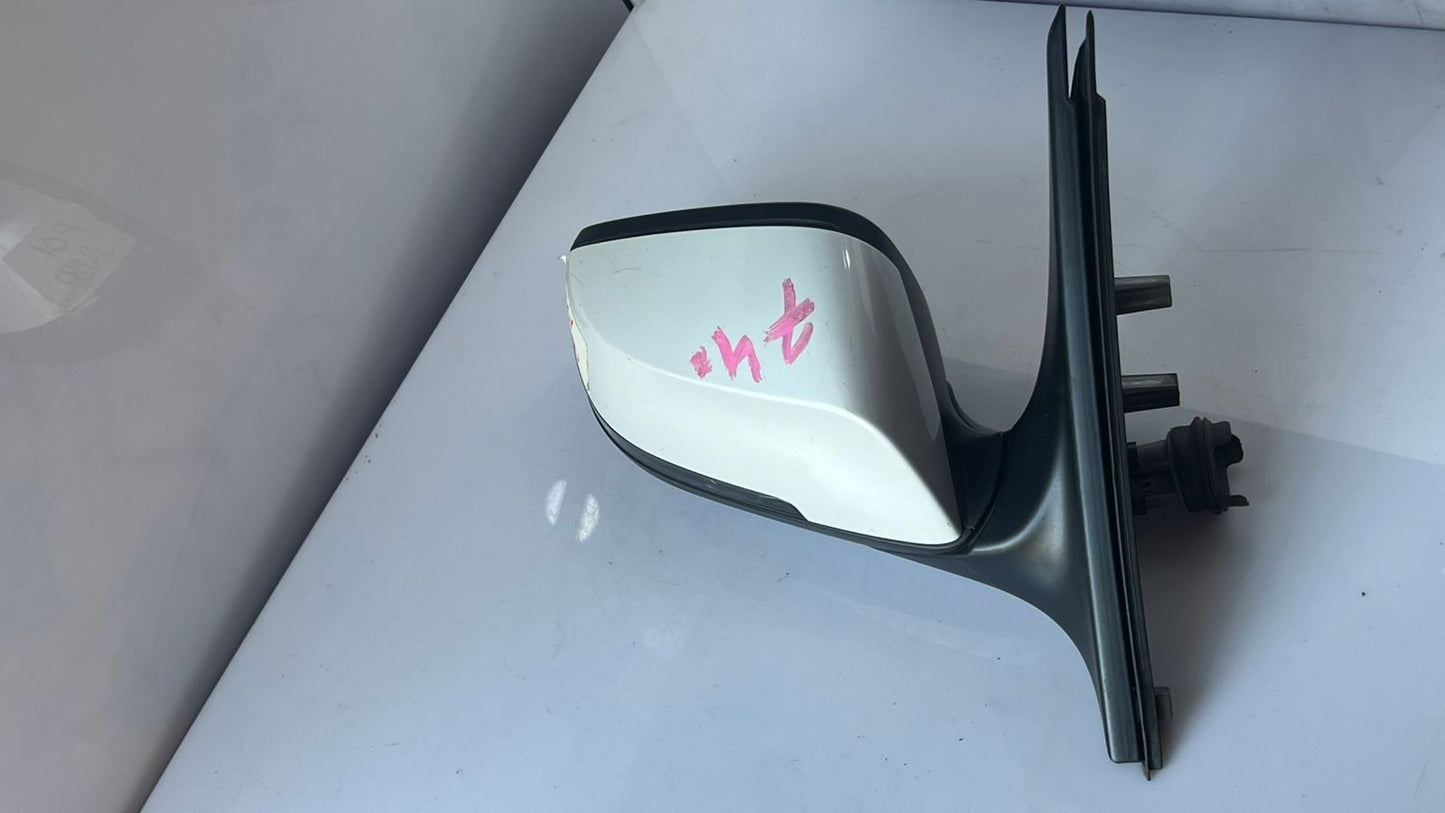 2009-2012 BMW 740i Door Mirror WHITE RHD RIGHT SIDE 021016 OEM