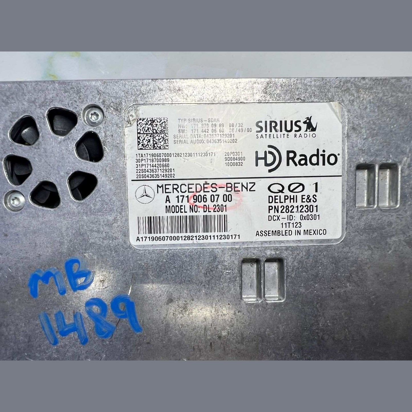 07-10 Mercedes S550 Sirius Satellite Radio Receiver Module A1719060700 ML350,