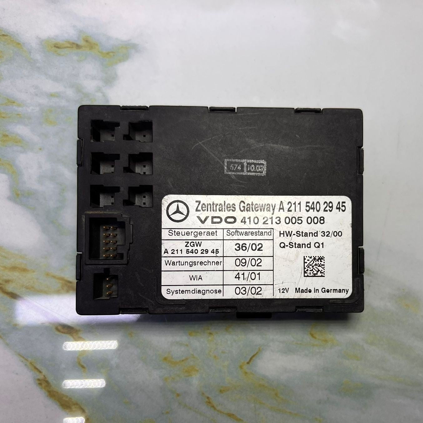 2003-2007 Mercedes-Benz E320 Central Gateway Control Module A 2115402945 E-Class