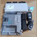 قم بتحميل الصورة إلى عارض الصور، BMW 5 F10 F11 520D ENGINE N47 D20C AUTO ENGINE CONTEOL UNIT KEY LOCK SET 8578995