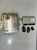 Load image into Gallery viewer, 2012 BMW 5' F10 N55 Active Hybrid 5 Engine Control Unit ECU SET DME+CAS4 7639025