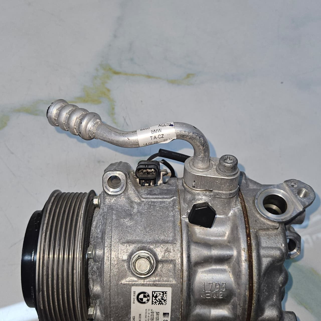 2016-2019 BMW 750Li M5 F90, M8 F91 F92 Air Conditioning Compressor 5A112E1