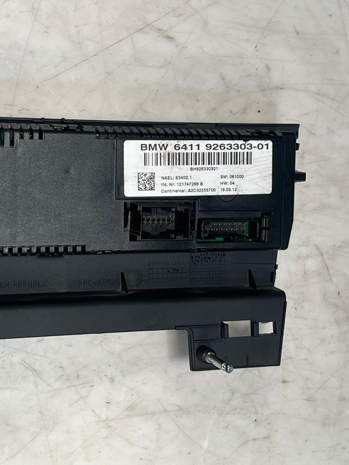 BMW 1 3 Series E81 E82 E87 E88 E90 Climate Control Unit 9263303 OEM