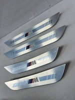 Load image into Gallery viewer, 2020-2024 BMW M850i xDrive Gran Coupe Illuminated Door Sill Trim Left 8077339