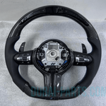 Load image into Gallery viewer, Carbon Fiber Steering Wheel FOR BMW F30 F32 Series MSport With Paddle Shifts LED