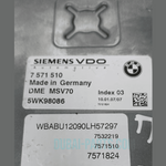 قم بتحميل الصورة إلى عارض الصور، BMW 3 5 7 Z4'ies E90 E91 E60 E61 E65 E85 3.0i N52 ENGINE ECU DME MSV70 7571510