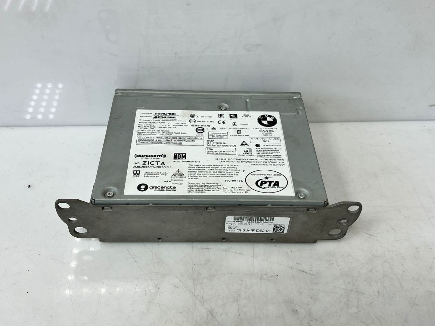 BMW 1 Series F40, 2 Series F44 8' G16 F93 Navigation Control Unit 5A4FD62 OEM