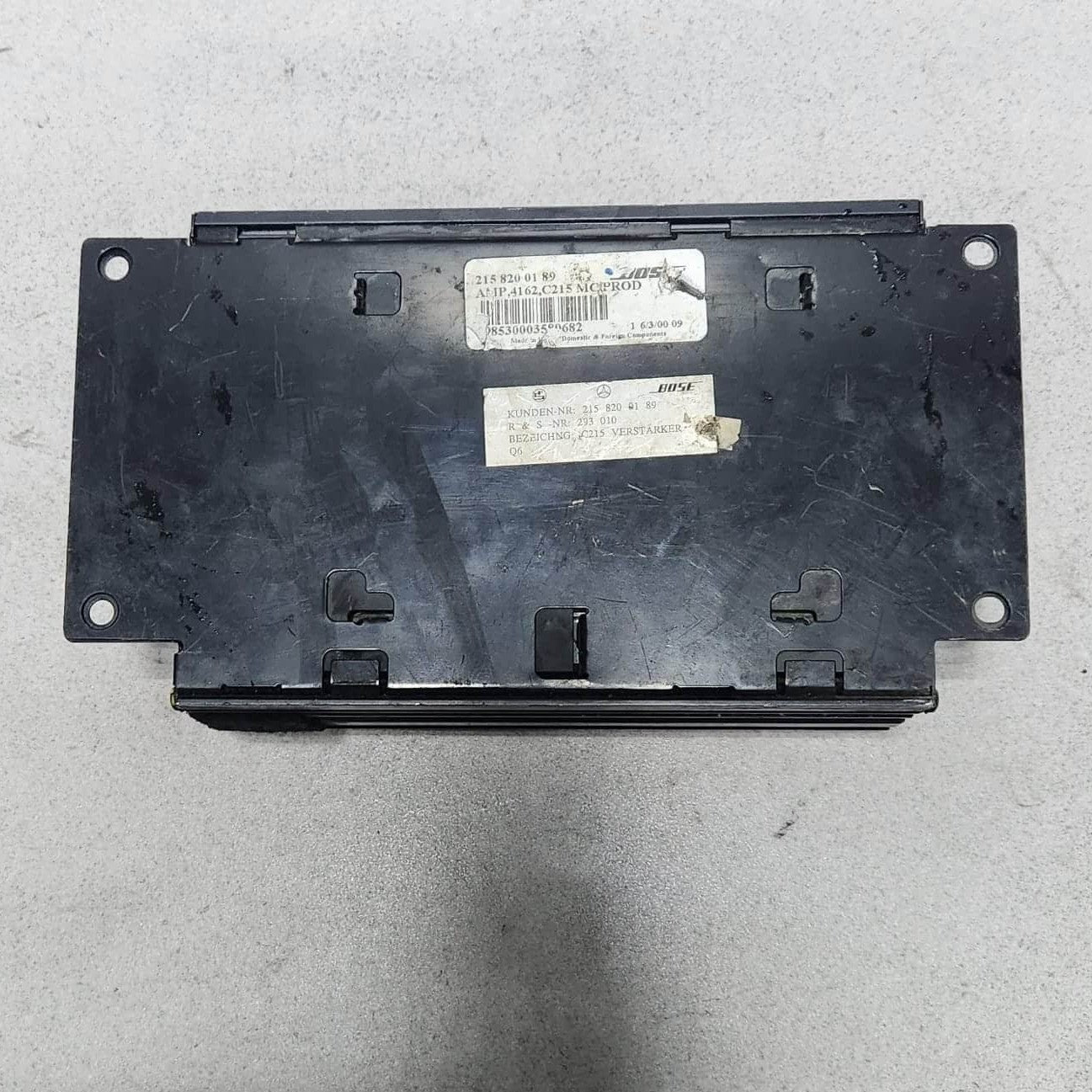 2000-2003 Mercedes-Benz CL500 Audio Amplifier 2158200189 CL500 CL600 CL55 CL63
