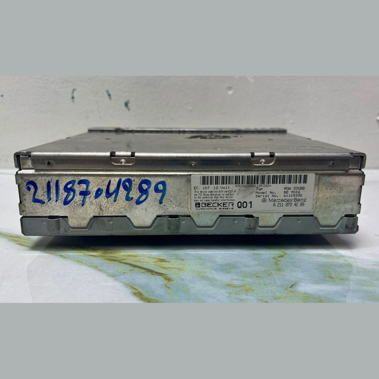 2006-2009 Mercedes-Benz W211 E-Class E350 Radio Amplifier A 211 870 42 89