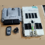 قم بتحميل الصورة إلى عارض الصور، OEM BMW 320d N47N F30 2012 -2017 ENGINE CONTROL UNIT DDE ECU KIT +KEY - 8573259