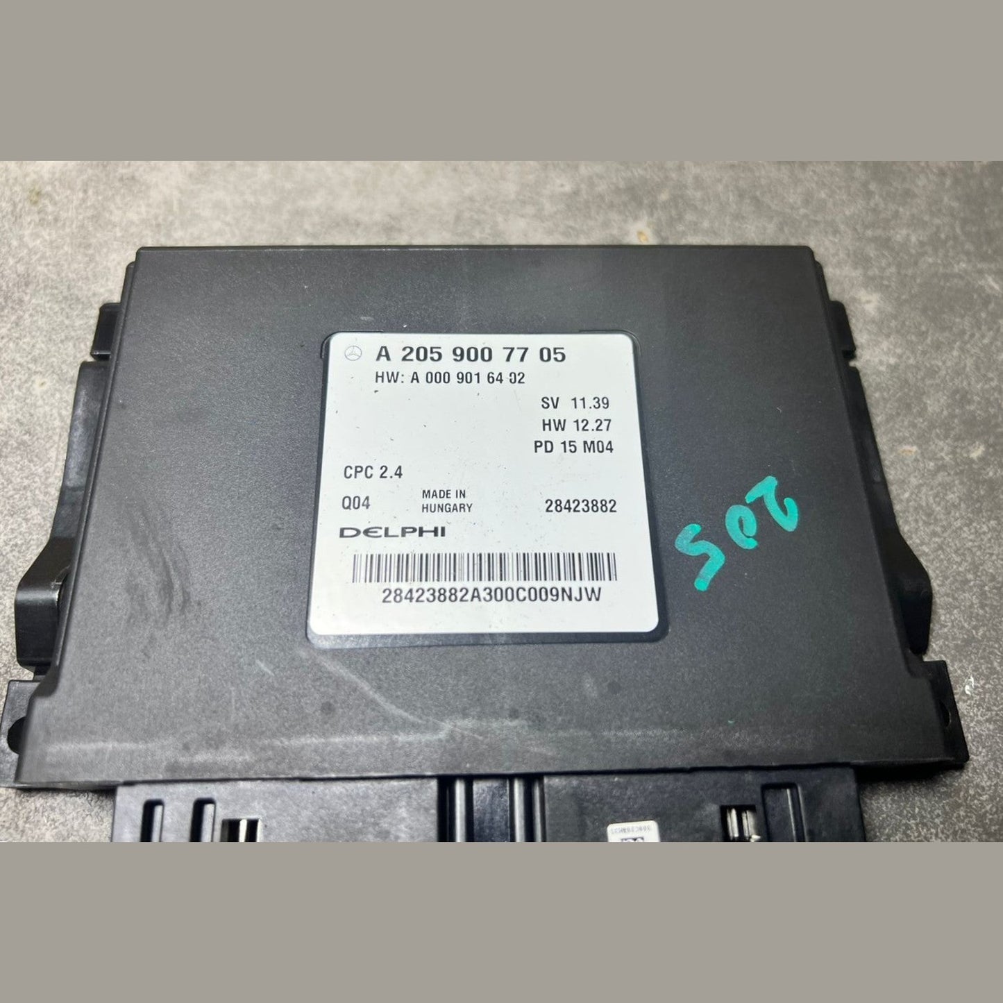 14–20 Mercedes W205 C-Class Transmission Control Module TCM/TCU A205 9007705 OEM