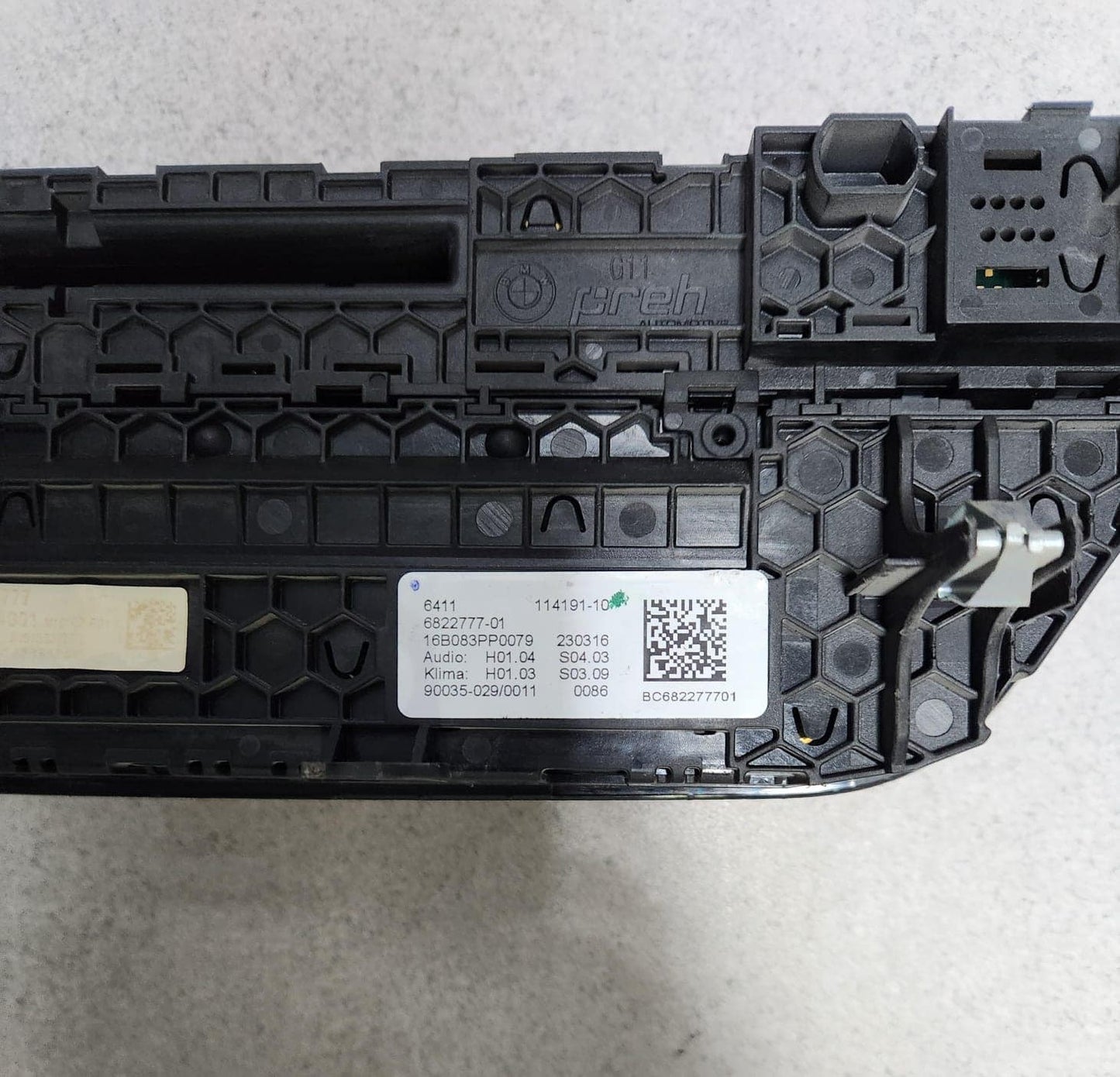 2016-2019 BMW 740i Climate Control Unit 6822777 G11 G12 740i 750xi